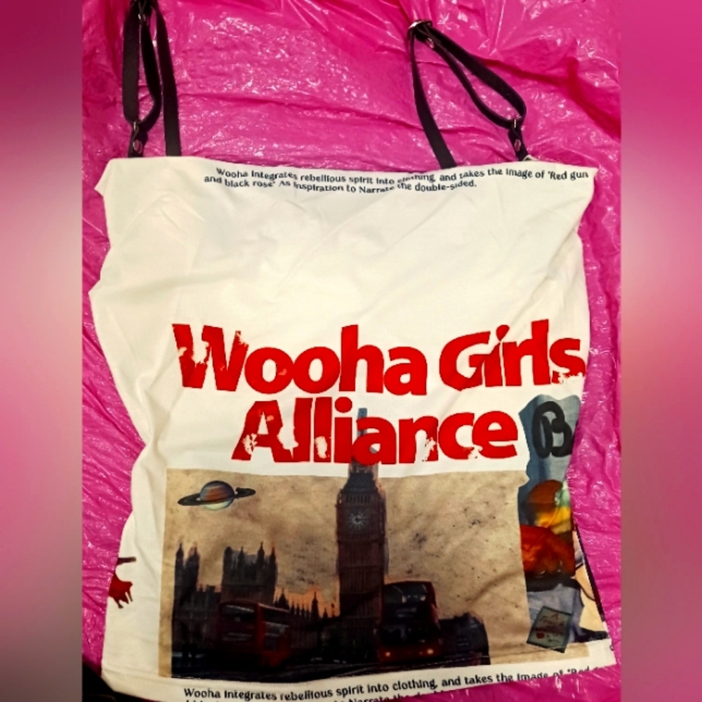 Wooha Girls top Sz S new